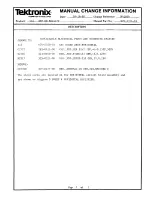 Preview for 170 page of Tektronix 442 Instruction Manual