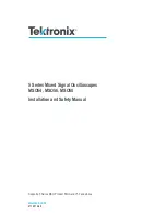 Preview for 3 page of Tektronix 5 Series Installation And Safety Manual