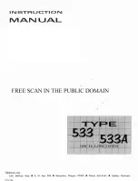 Preview for 2 page of Tektronix 533 Instruction Manual