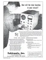 Preview for 11 page of Tektronix 570 Manual