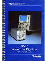 Предварительный просмотр 1 страницы Tektronix 5D10 Operator'S Manual