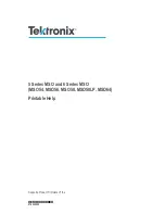 Предварительный просмотр 1 страницы Tektronix 6 series Printable Help