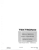 Preview for 29 page of Tektronix 71310 Instruction Manual