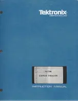 Предварительный просмотр 1 страницы Tektronix 7CT1N Instruction Manual