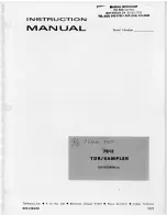 Tektronix 7S12 Instruction Manual preview