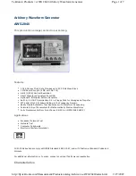 Предварительный просмотр 1 страницы Tektronix AWG 2040 Manual