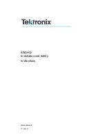 Предварительный просмотр 3 страницы Tektronix AWG-HD Installation And Safety Instructions