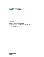 Предварительный просмотр 1 страницы Tektronix AWG4162 Technical Reference