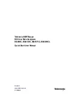 Preview for 3 page of Tektronix BERTScope BSA125C Quick Start User Manual