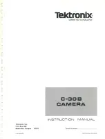 Предварительный просмотр 1 страницы Tektronix C-30B Instruction Manual