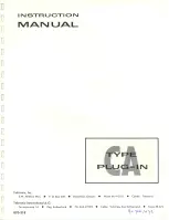 Preview for 1 page of Tektronix CA PLUG-IN Instruction Manual