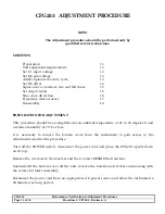 Preview for 11 page of Tektronix CFG253 Service Procedures