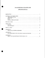 Preview for 4 page of Tektronix Colorado Data Systems 53A-334 Operating Manual