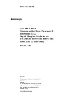 Tektronix CSA7404B Service Manual preview