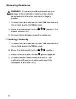 Preview for 10 page of Tektronix DMM150 Instructions Manual