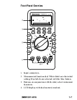 Preview for 11 page of Tektronix DMM912 Instructions For Use Manual