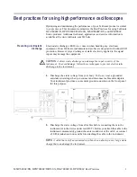 Preview for 5 page of Tektronix DPO70000C Series Best Practices Manual