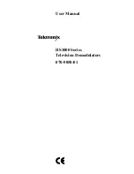 Tektronix DS1001 User Manual preview