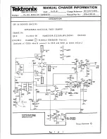 Preview for 78 page of Tektronix FG 502 Instruction Manual