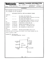 Preview for 128 page of Tektronix FG501A Instruction Manual