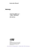 Предварительный просмотр 2 страницы Tektronix IntelliFrame VX1410 Instruction Manual