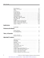 Предварительный просмотр 7 страницы Tektronix IntelliFrame VX1410A Instruction Manual