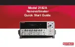 Tektronix Keithley 2182A Quick Start Manual preview