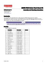 Preview for 1 page of Tektronix Keithley 2260B-RMK-Series Assembly And Mounting Instructions