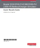 Preview for 1 page of Tektronix Keithley 2302 Quick Results Manual