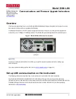 Tektronix Keithley 2306-LAN Manual preview