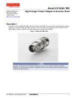 Tektronix Keithley 237-BNC-TRX Instruction Sheet предпросмотр