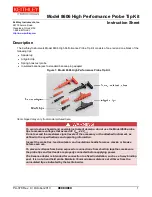 Preview for 1 page of Tektronix KEITHLEY 8606 Instruction Sheet