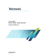 Предварительный просмотр 1 страницы Tektronix MSO54 Programmer'S Manual