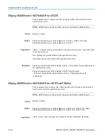 Preview for 320 page of Tektronix MSO54 Programmer'S Manual