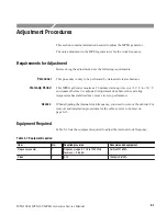 Предварительный просмотр 69 страницы Tektronix MTG100, MTG300 Service Manual