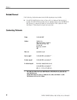 Preview for 18 page of Tektronix MTX100 User Manual