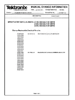 Preview for 417 page of Tektronix Option 01 Service Manual