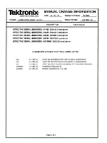 Preview for 419 page of Tektronix Option 01 Service Manual