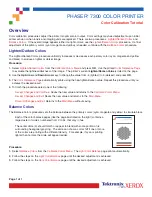 Preview for 9 page of Tektronix PHASER 7300 Help Manual