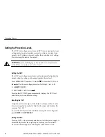 Preview for 22 page of Tektronix PS2520 User Manual