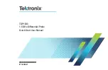 Предварительный просмотр 1 страницы Tektronix TDP1500 Quick Start User Manual