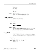 Preview for 127 page of Tektronix TDS 420A Programmer'S Manual