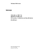 Tektronix TDS 684A Performance Verification Manual preview