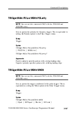 Preview for 165 page of Tektronix TDS200 Series Programmer'S Manual