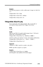 Preview for 169 page of Tektronix TDS200 Series Programmer'S Manual