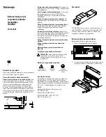 Предварительный просмотр 9 страницы Tektronix TDS3BAT Instructions Manual