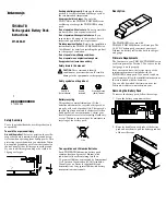 Предварительный просмотр 1 страницы Tektronix TDS3BATB Instructions Manual