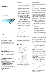 Предварительный просмотр 3 страницы Tektronix TDS3BATC Instructions Manual