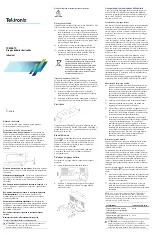 Предварительный просмотр 5 страницы Tektronix TDS3BATC Instructions Manual