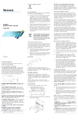 Предварительный просмотр 9 страницы Tektronix TDS3BATC Instructions Manual